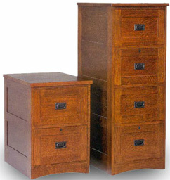 Mission Style Filing Cabinets