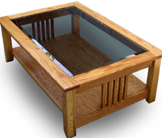 Glass Top Coffee Table