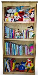 J Lee Pine Bookshelf
