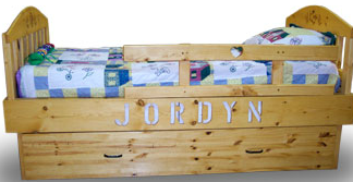 J Lee Personalized Twin Bed